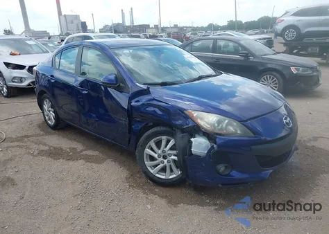 2012 Mazda Mazda3 I Touring z USA, uszkodzony, nr VIN JM1BL1V78C1626731